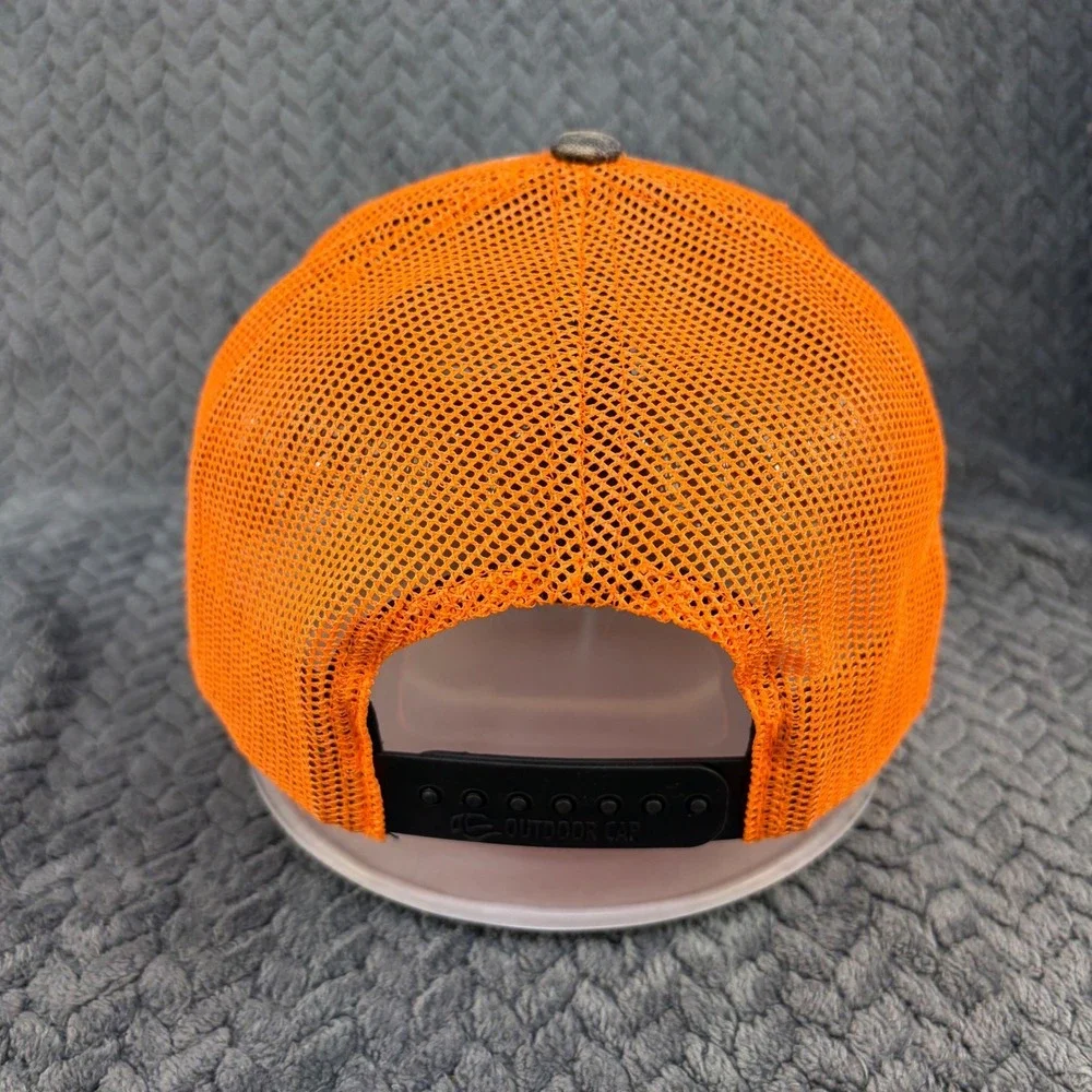 Outdoor Cap TORQ Camo Blaze Orange Mesh Trucker Hat Snapback Hunting Cap 0567